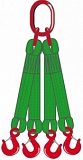 Картинка Строп текстильный четырехветвевой 4 СТк (г/п 2,1т-16,8т) от компании Стрела Тольятти